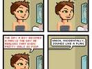 pretty girls go poop